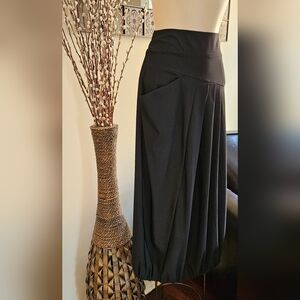 JASON Chic Black Maxi Skirt